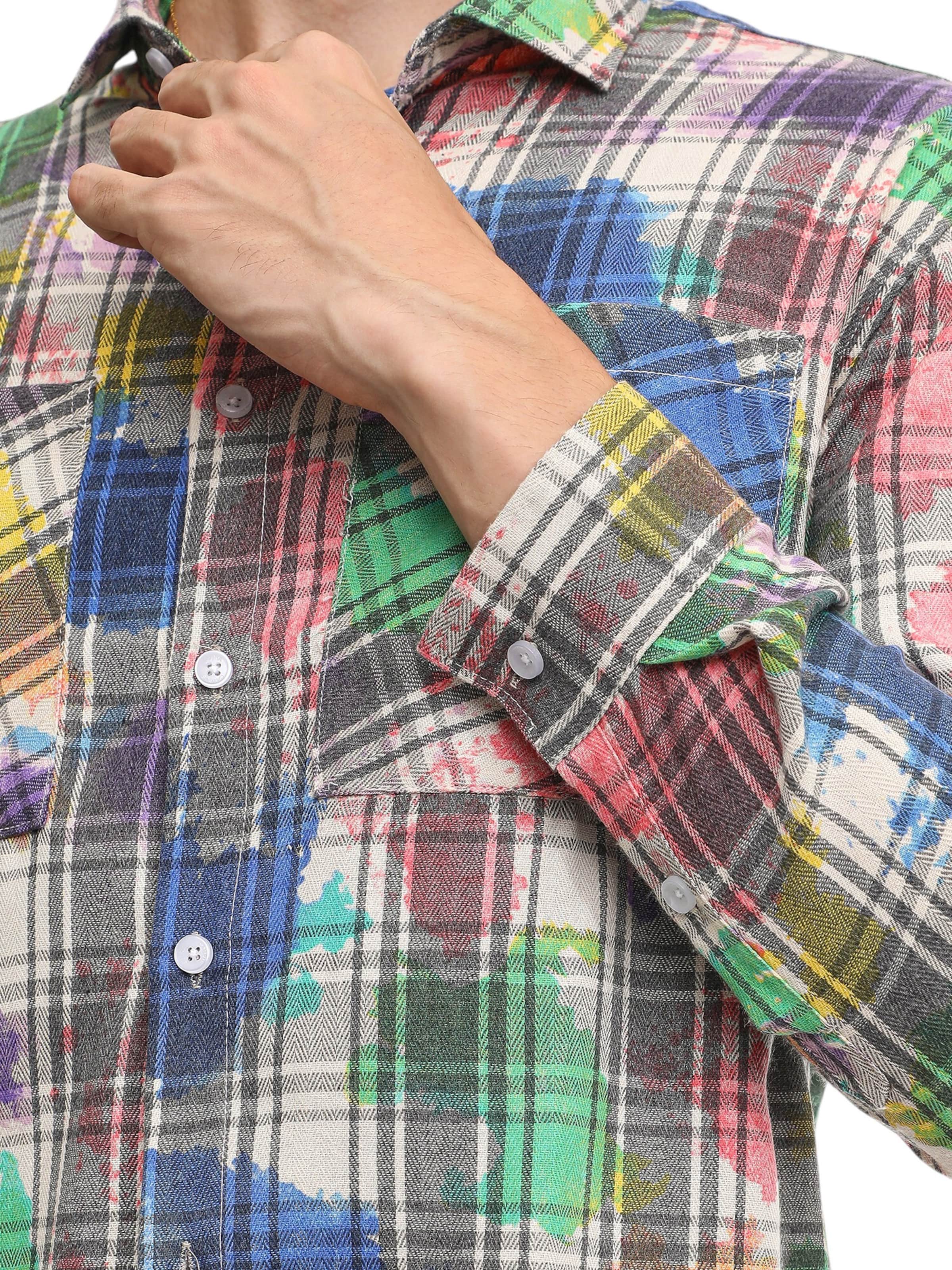 Campus Sutra Regular fit Πουκάμισο ' Tikvah ' σε ανάμεικτα χρώματα