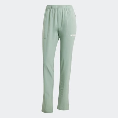 ADIDAS TERREX Pantalon outdoor 'ESS' en menthe / blanc, Vue avec produit
