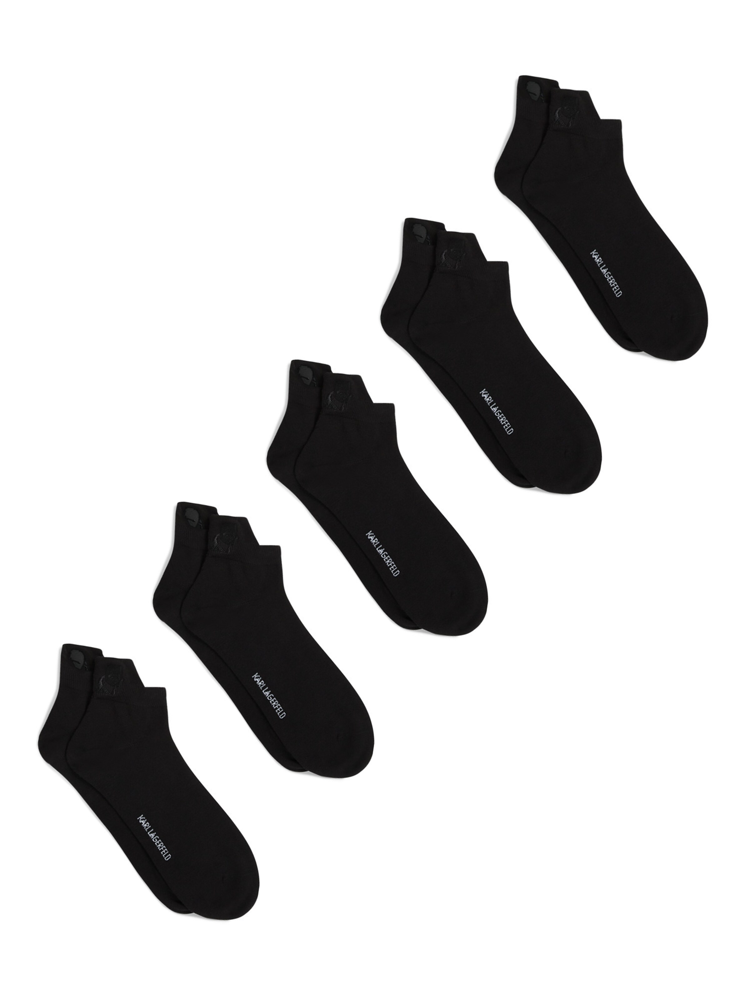 Karl LagerfeldČarape - crna boja: prednji dio