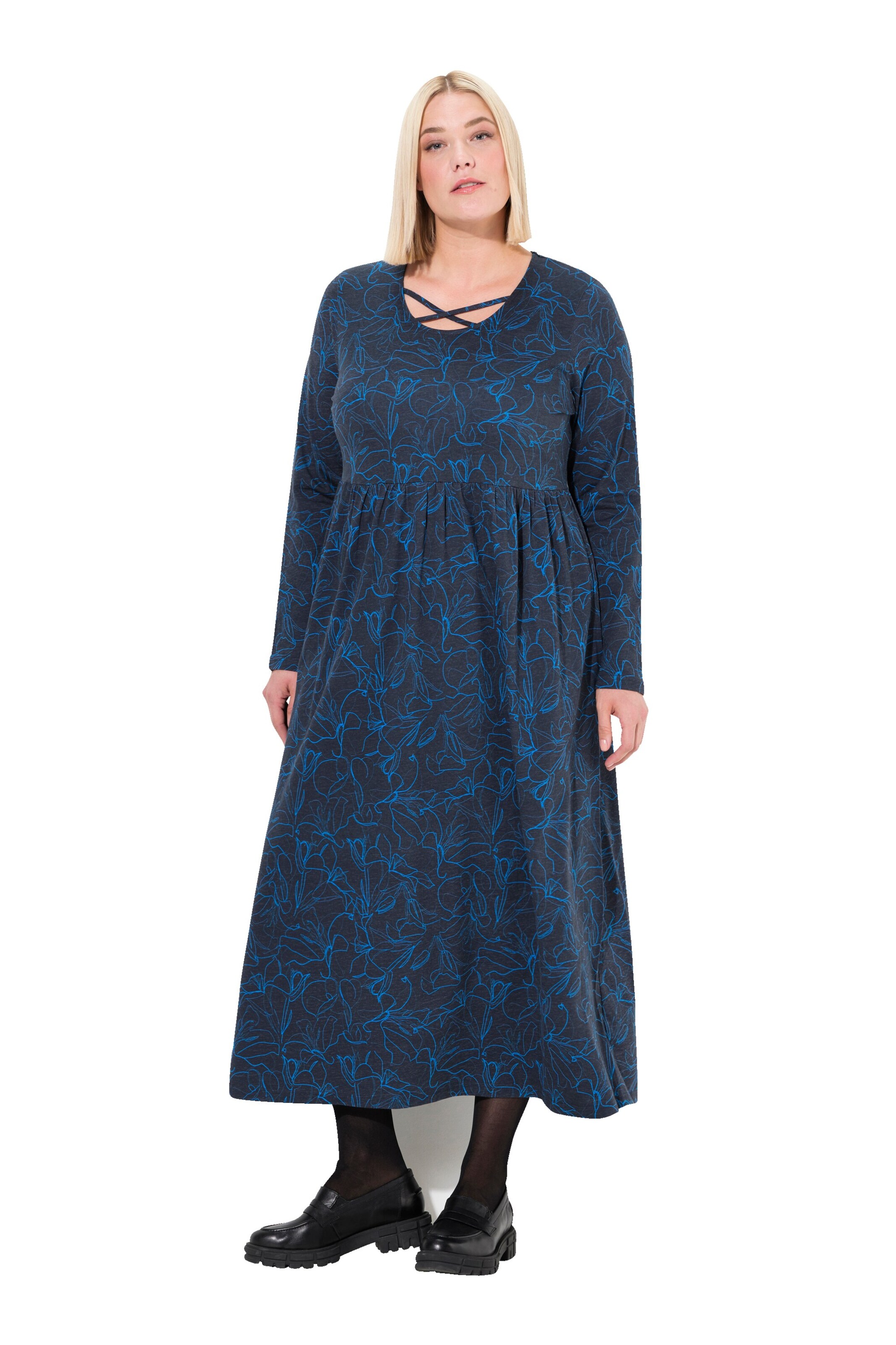 Ulla Popken Jurk in Blauw
