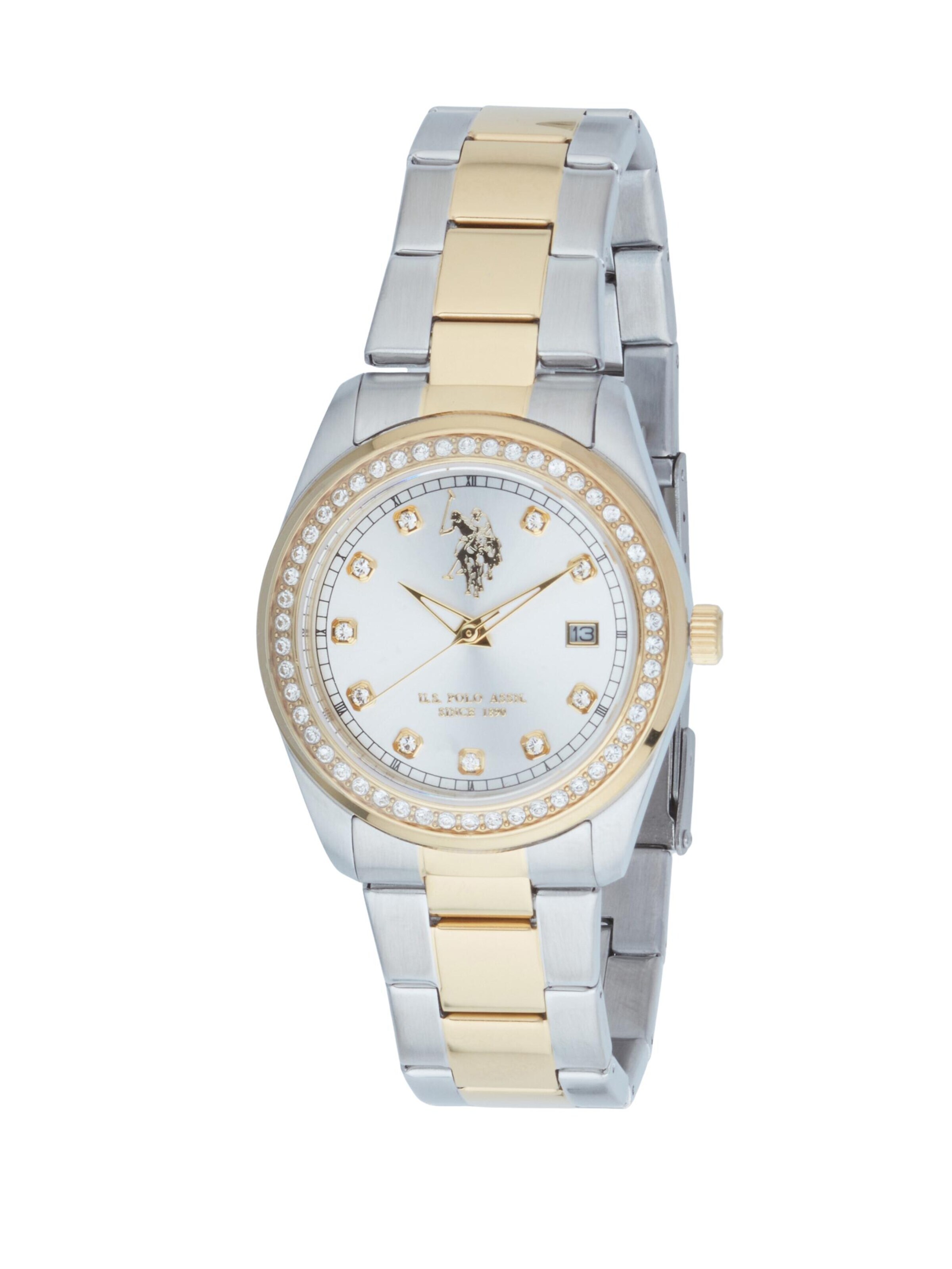 Orologio analogico 'Fancy' di U.S. POLO ASSN. in giallo: frontale