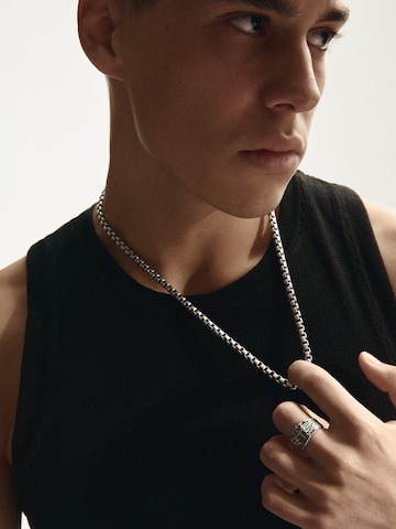 REYTEL Ketting 'QUADRA— Box chain' in Zilver