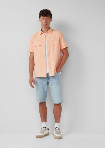 s.Oliver Regular fit Overhemd in Oranje