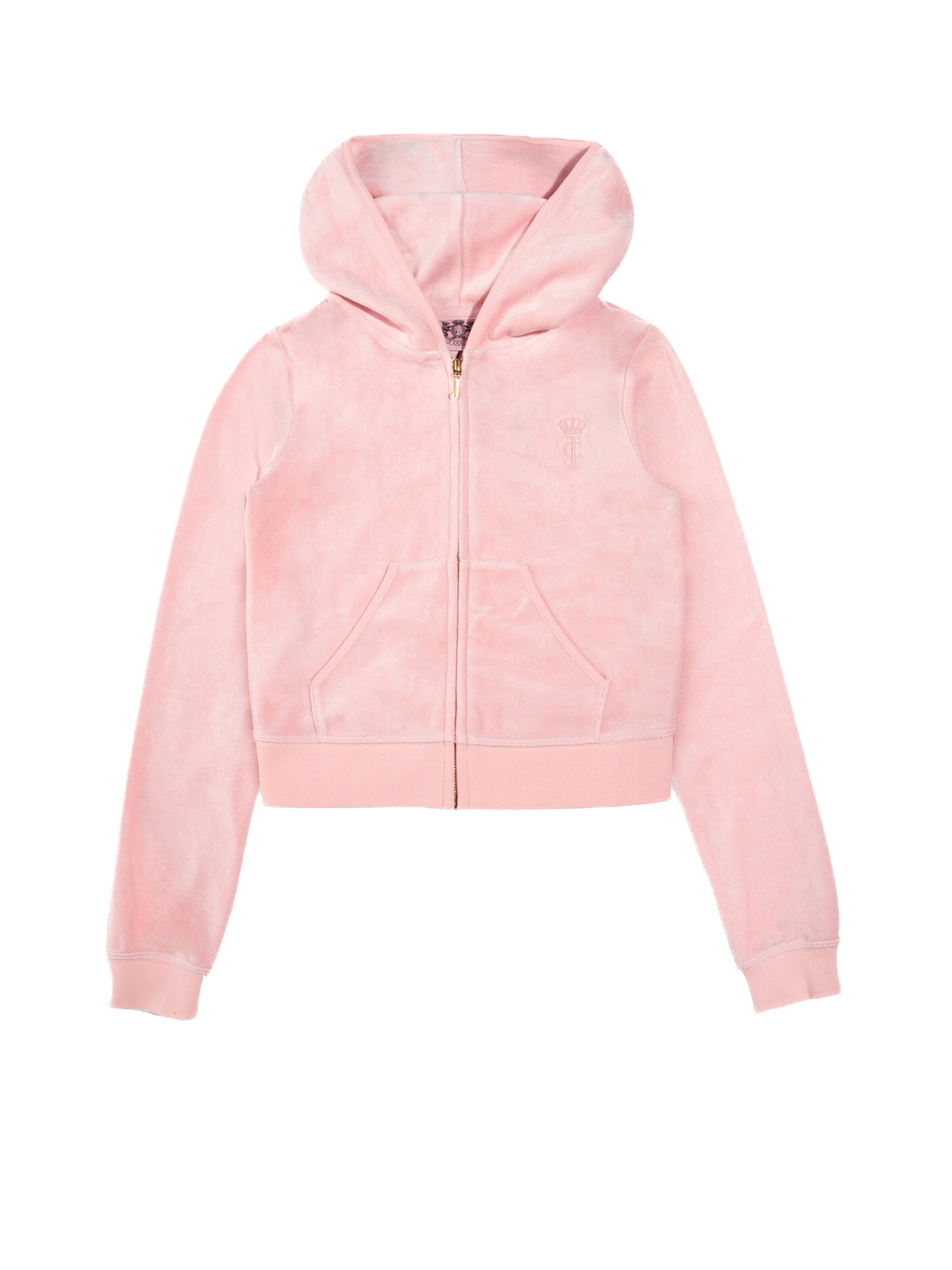 Juicy Couture Суичъри с качулка 'Robyn' в розово: отпред