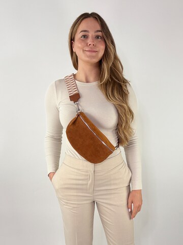 lePelou - Riñonera 'TINA medium' en marrón