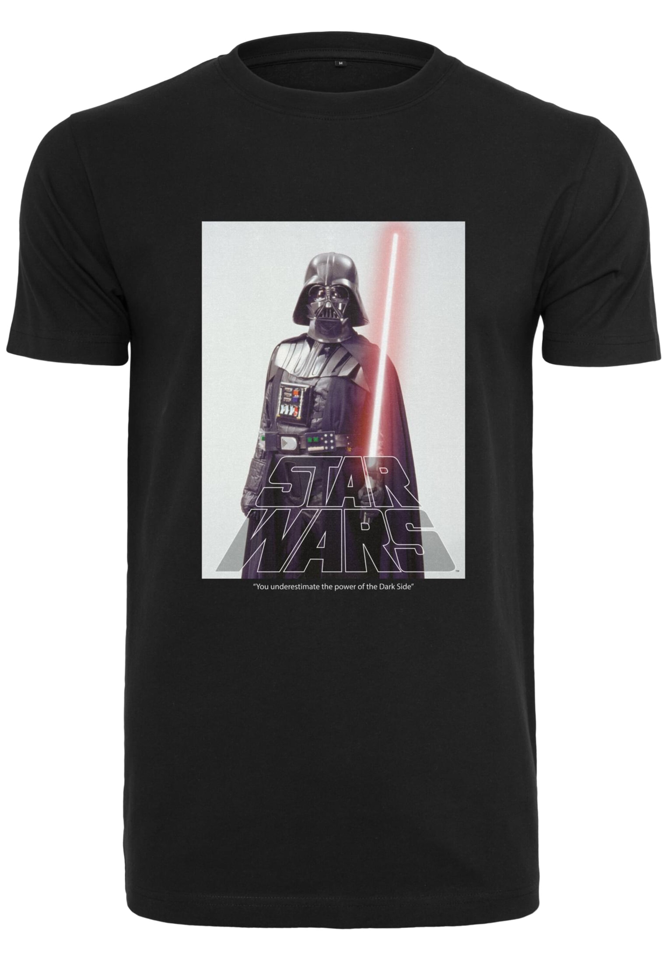 Merchcode Shirt 'Star Wars Darth Vader' in Black: front