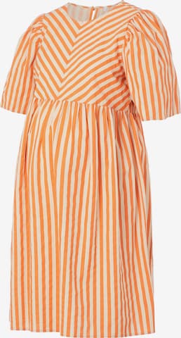 MAMALICIOUS - Vestido 'Felicity' en naranja: frente