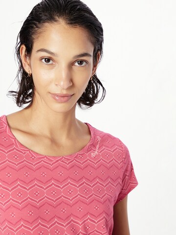 Ragwear Koszulka 'MINTT' w kolorze różowy