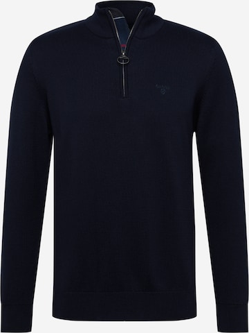 Barbour Sweater in Blue: front