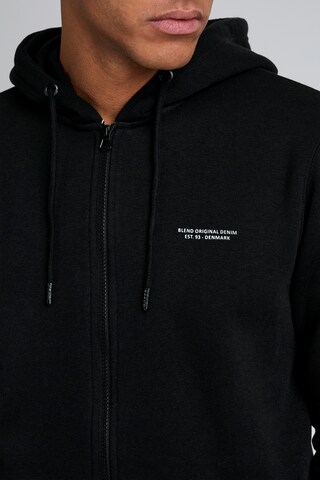 BLEND - Sudadera con cremallera 'Pepe' en negro