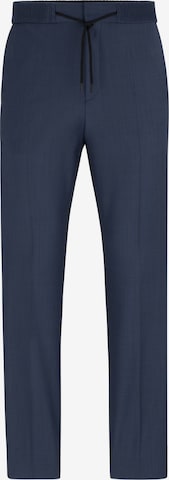 HUGO Red Slim fit Pleated Pants 'Howie' in Blue: front