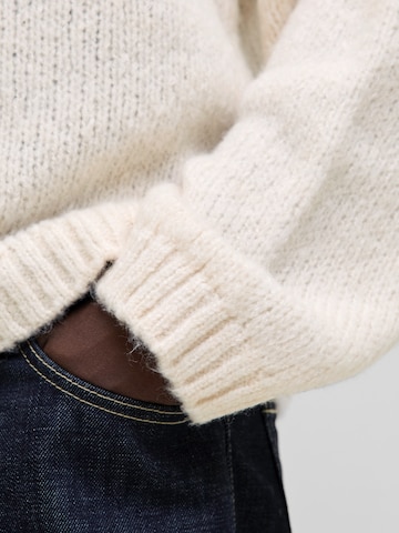 JACK & JONES Свитер 'JCOKIDD' в Белый