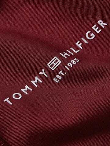 TOMMY HILFIGER Skinny Workout Pants in Red