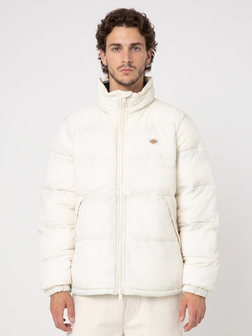DICKIES Overgangsjakke 'WALDENBURG' i hvid: forside