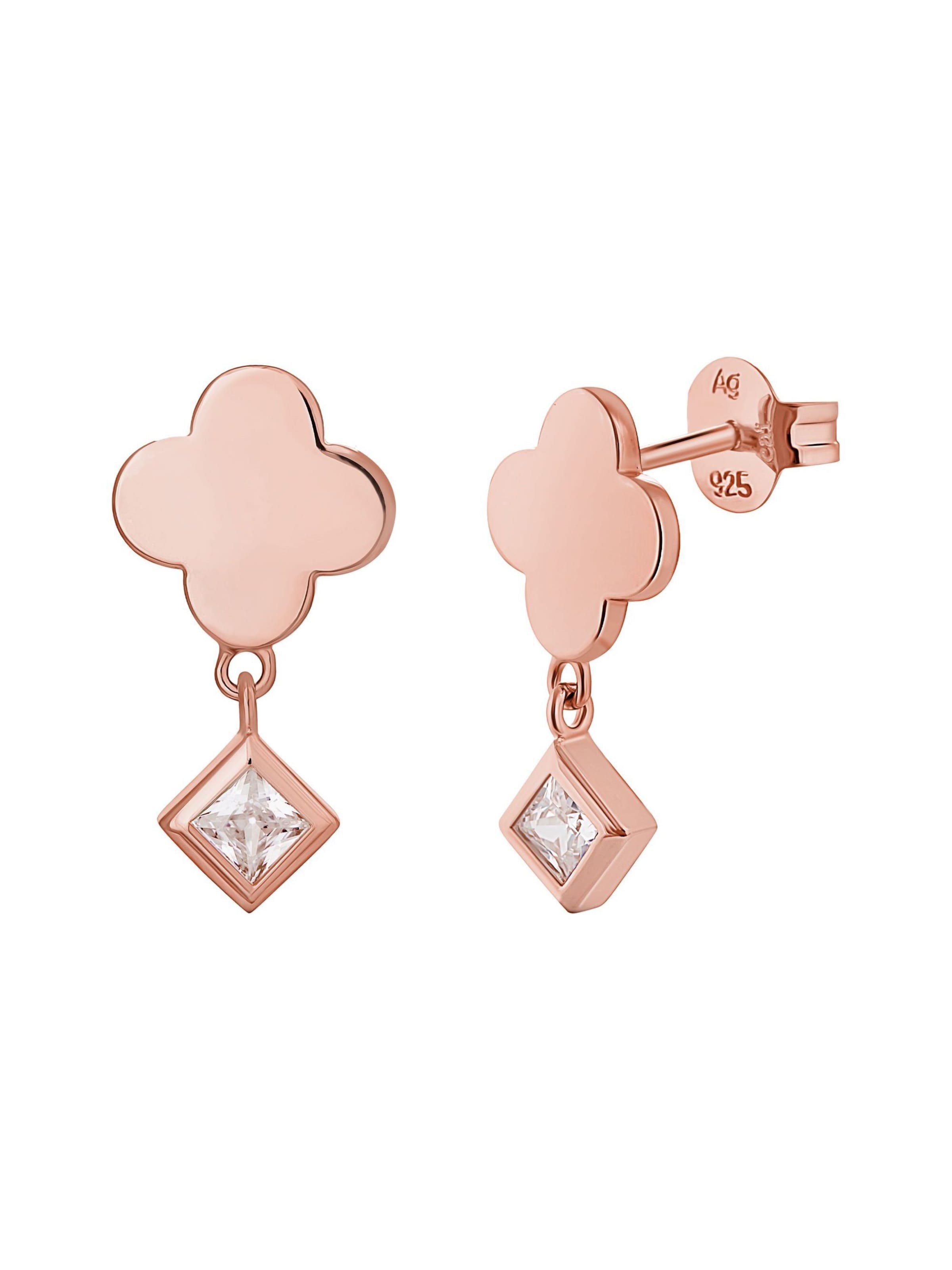 caï Ohrringe in Gold: Vorderseite