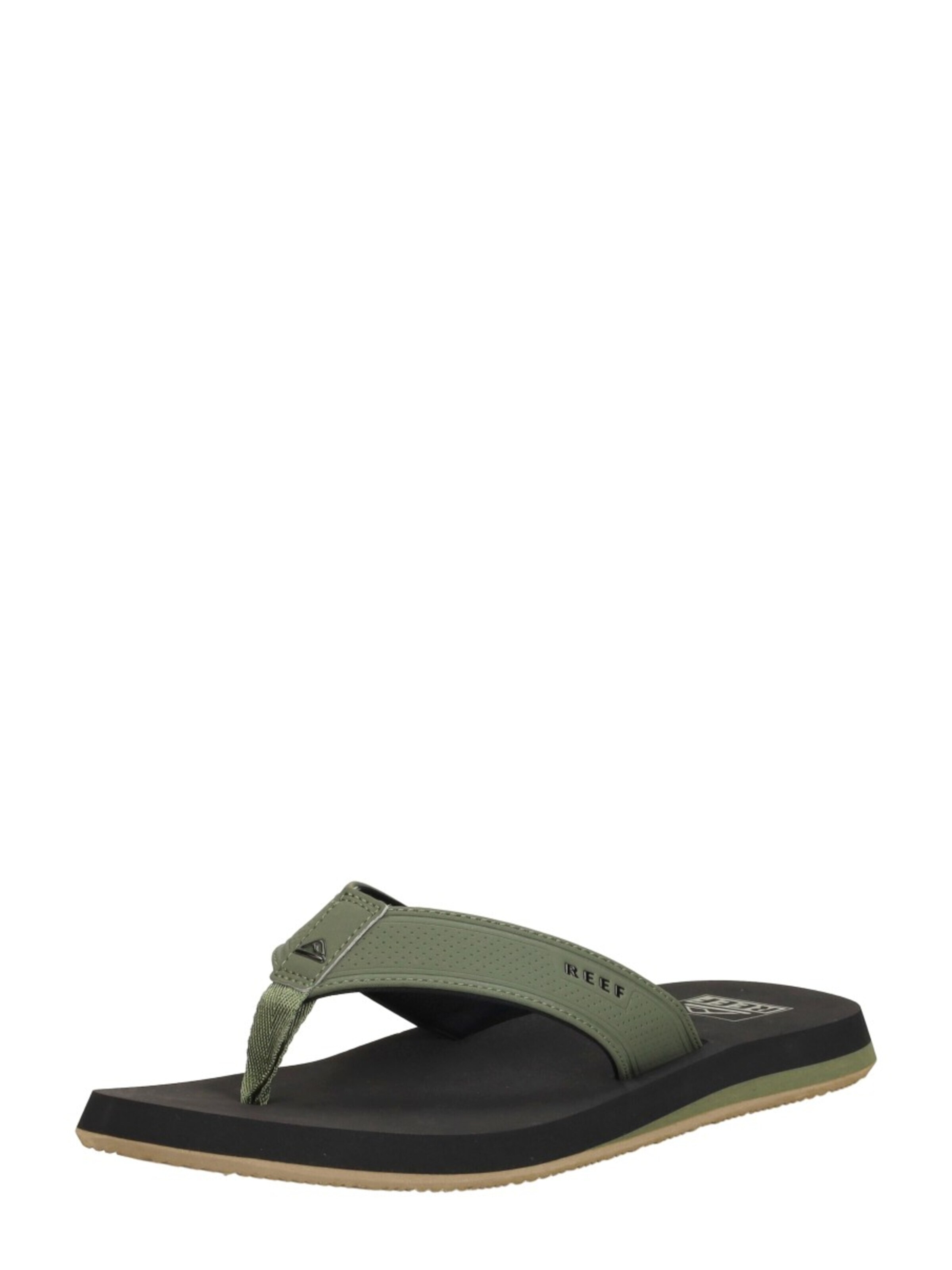 REEF Teenslippers 'The Layback' in Groen: voorkant