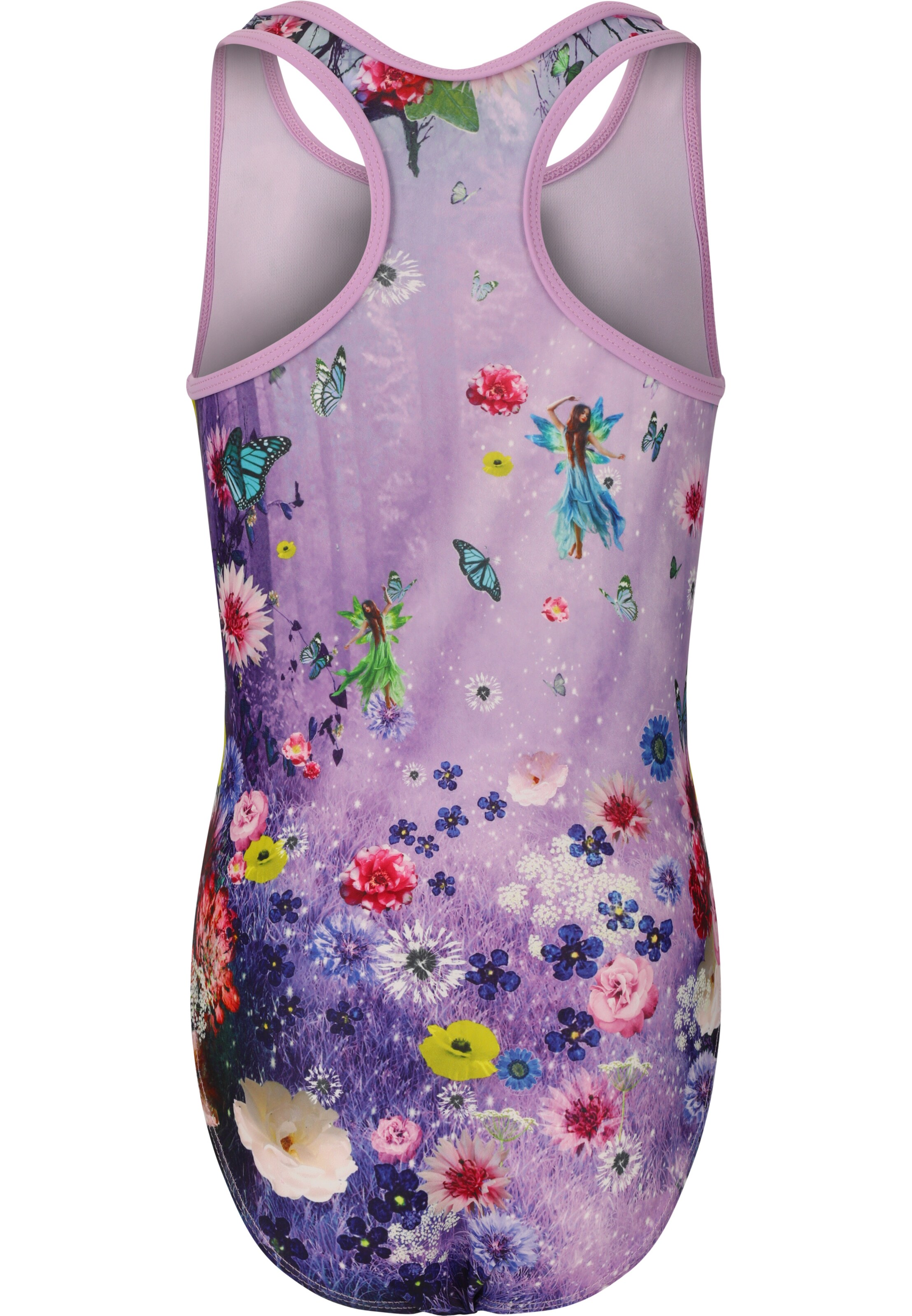 ZigZag Swimsuit 'Paradise' in Purple