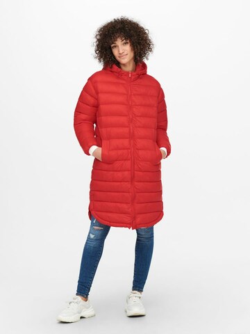 ONLY Winter Coat 'Melody' in Red