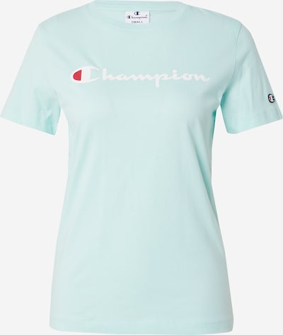 Maglietta Champion Authentic Athletic Apparel di colore menta / rosso / bianco, Visualizzazione prodotti