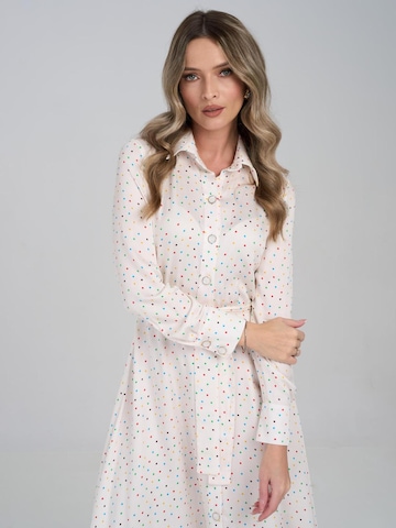 Couture de Marie Skjortklänning 'Viscose Shirt Dress – Raya' i vit