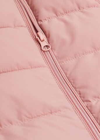 Palton de la MANGO KIDS pe roz