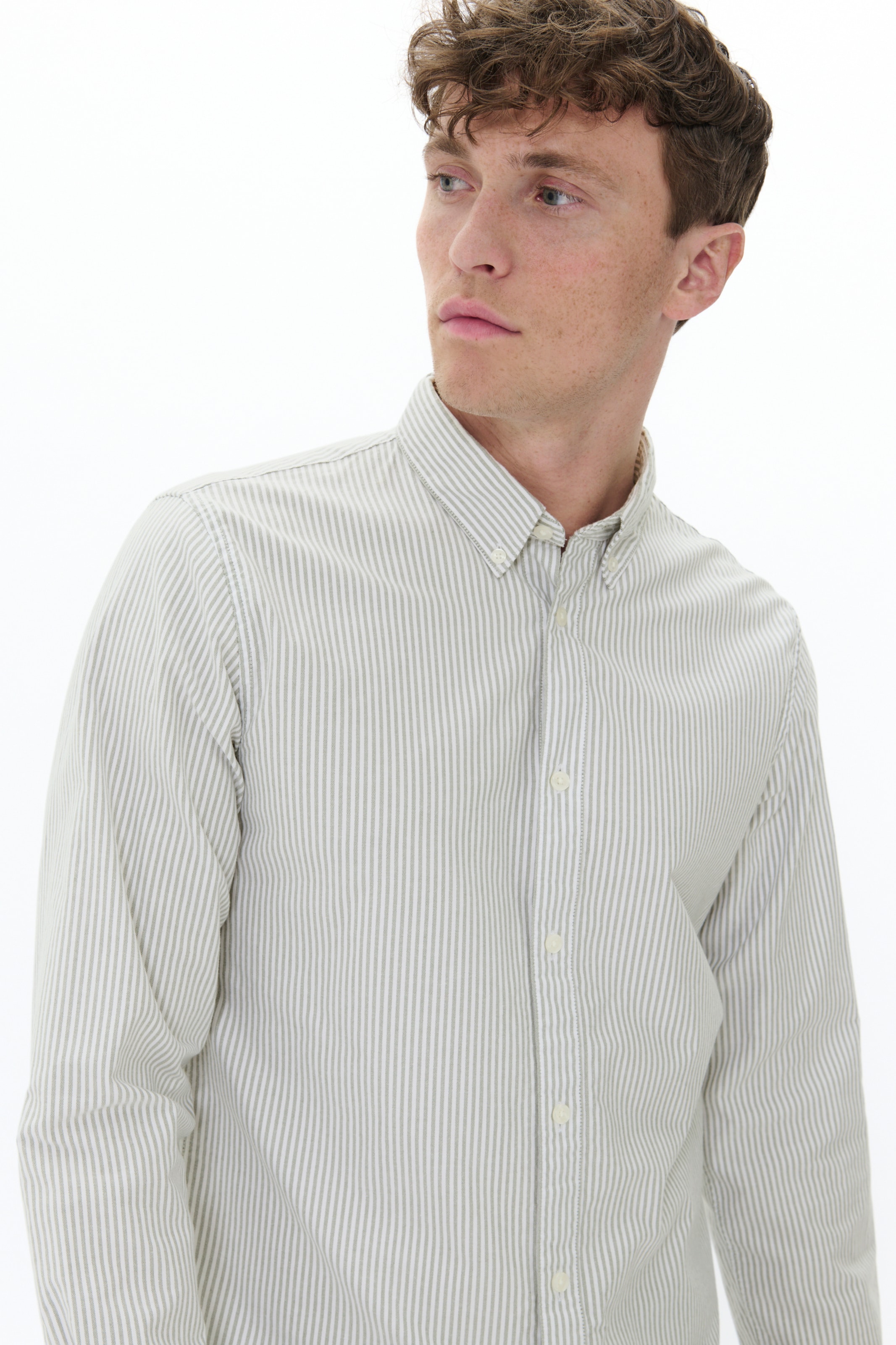 Coupe regular Chemise 'Trostol' Matinique en vert