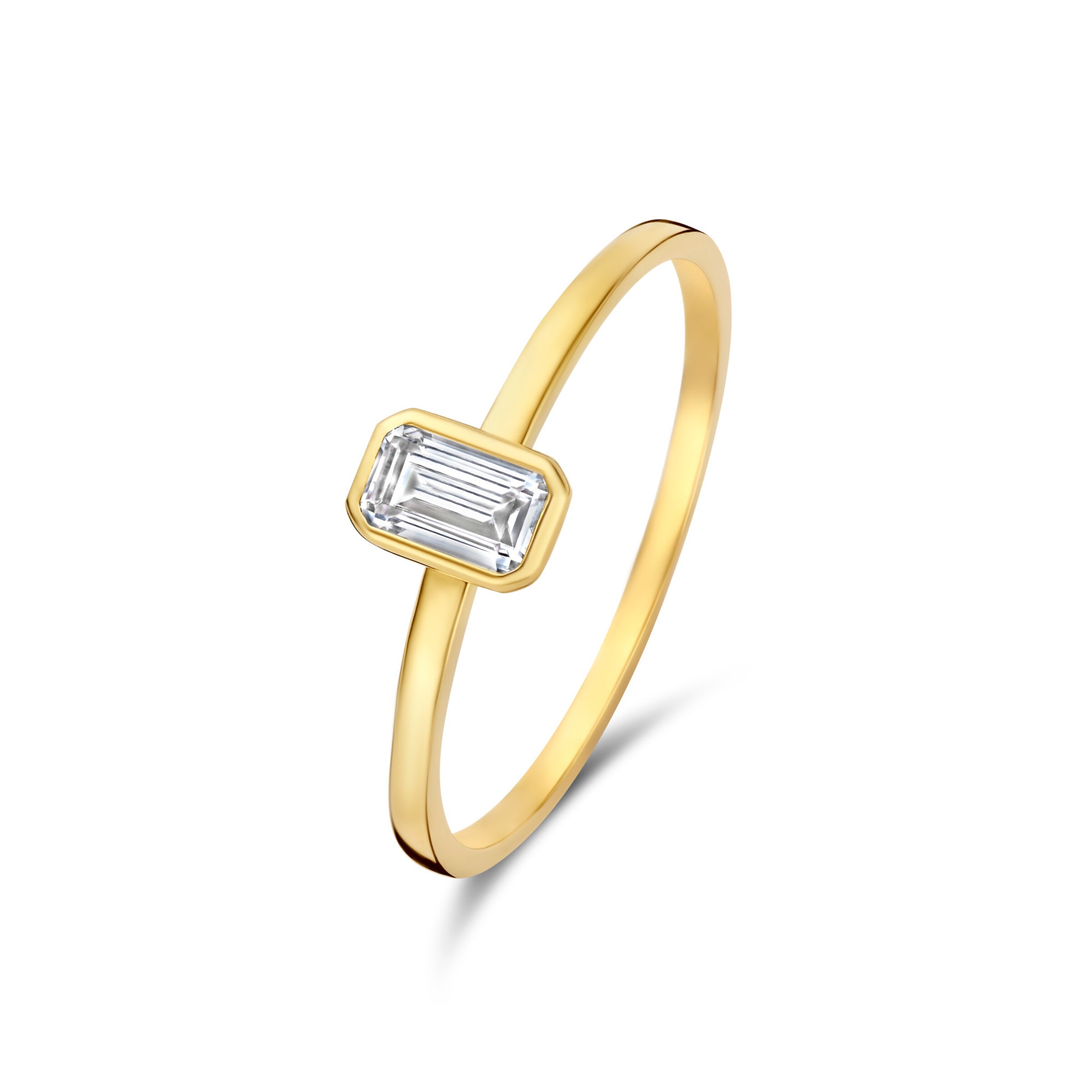 Isabel Bernard Ring in Gold: front