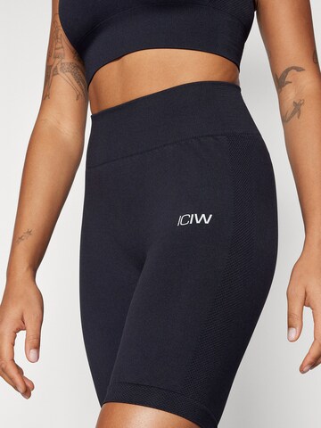 ICANIWILL Skinny Športové nohavice 'Define' - Čierna