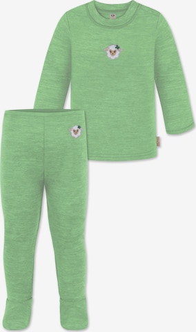 normani Strampler in Grün: Vorderseite