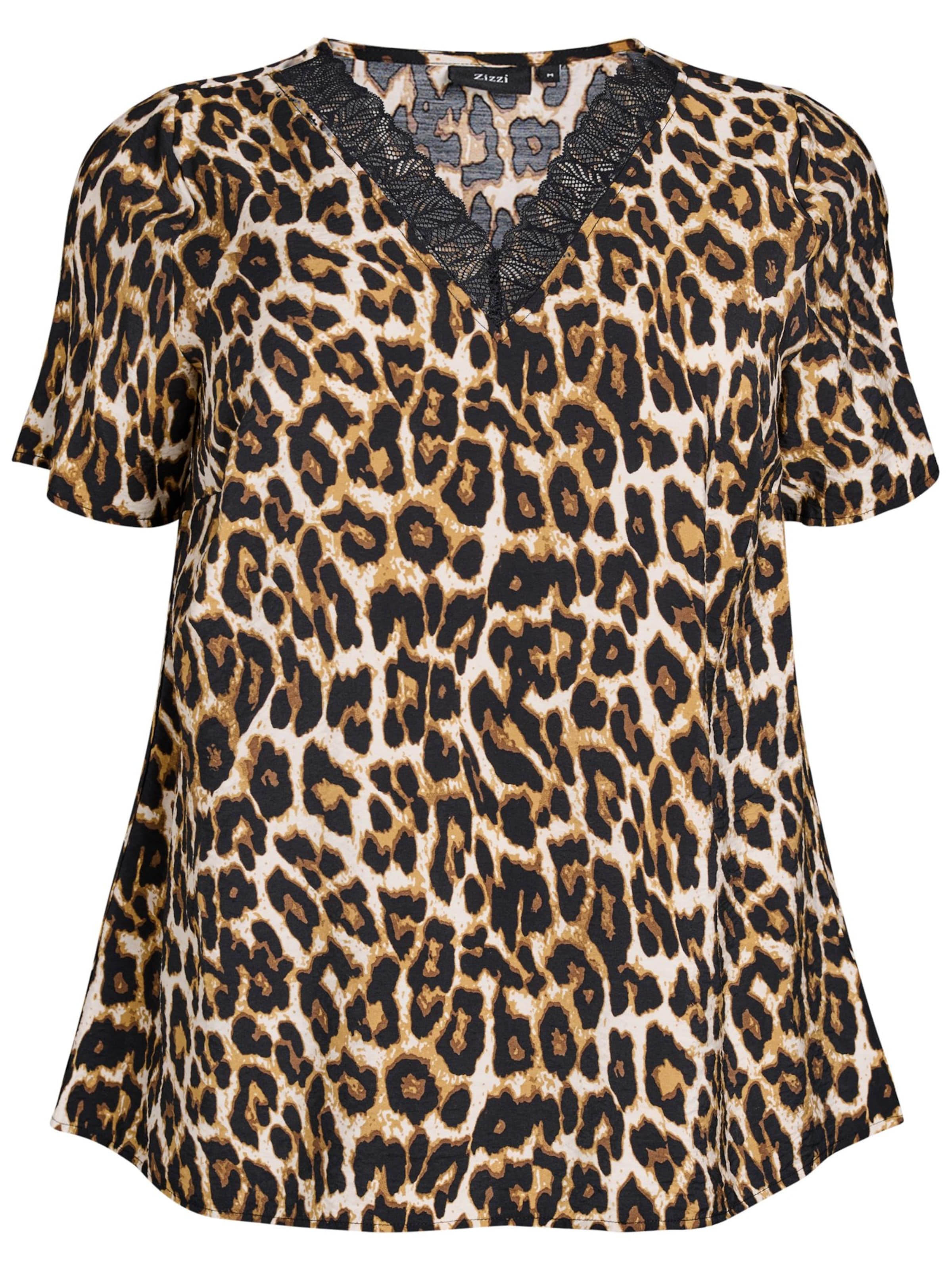 Zizzi Tričko - Hnedá: predná strana