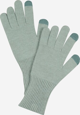 ONLY Prstové rukavice 'ASTRID' – zelená: přední strana