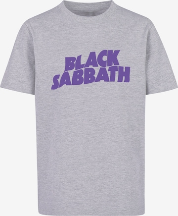 F4NT4STIC Shirt 'Black Sabbath' in Grijs: voorkant