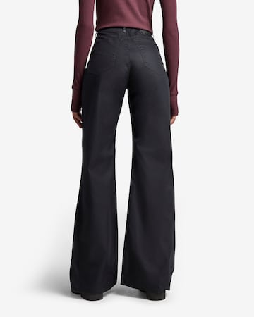 Wide Leg Pantalon G-Star RAW en noir