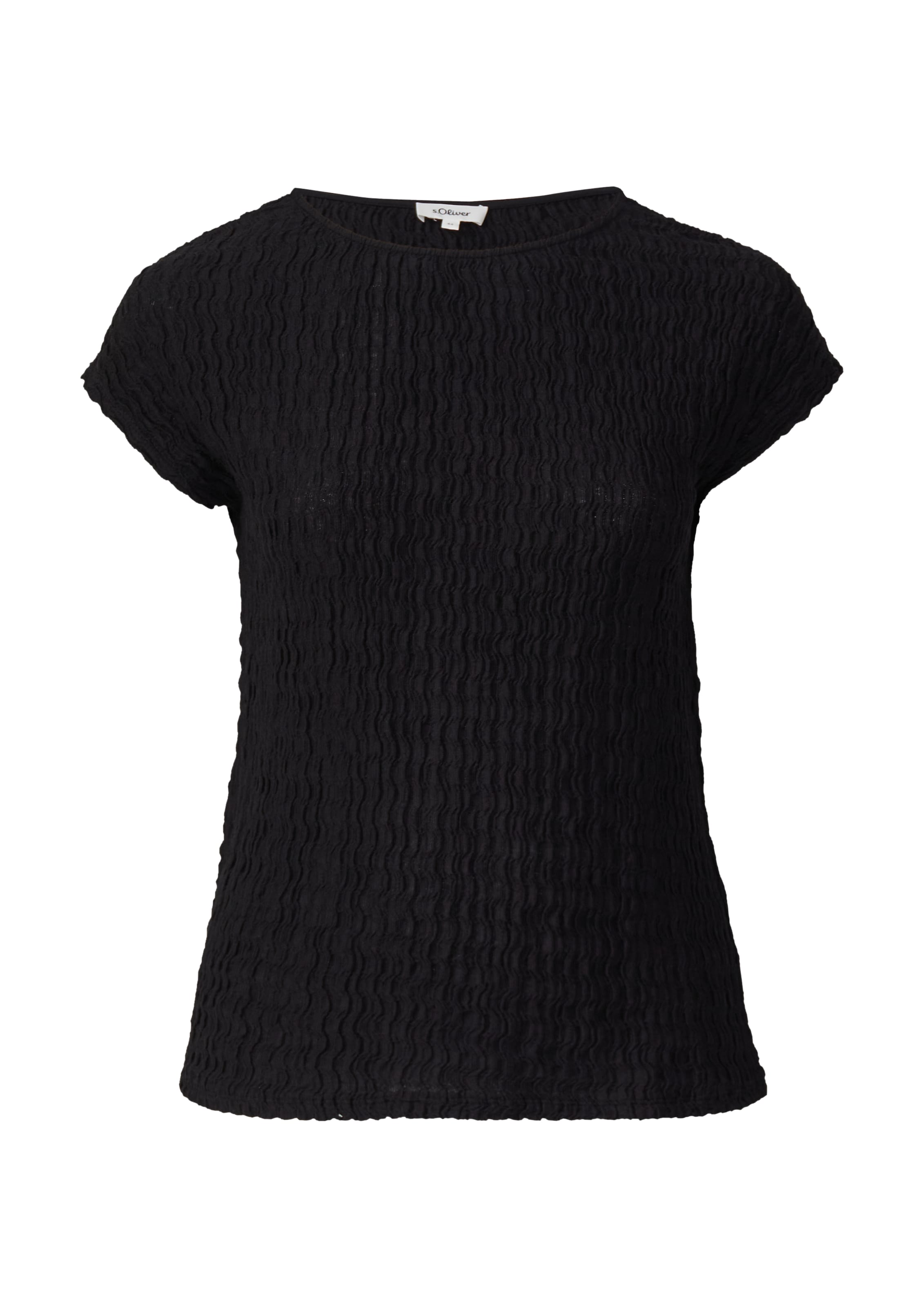 s.Oliver Shirt in Black: front