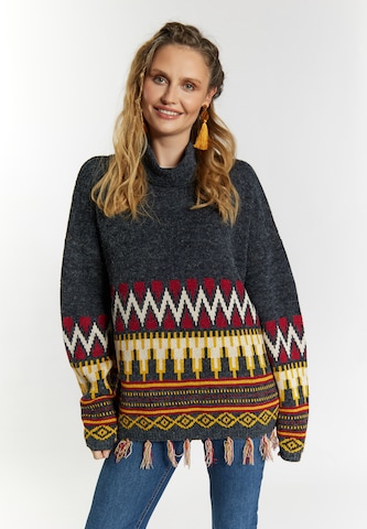 usha FESTIVAL Sweater in Blue: front