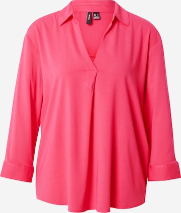 VERO MODA Blouse 'BELLA' in Roze: voorkant