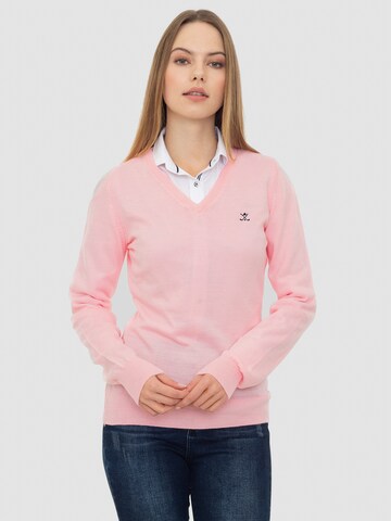 Sir Raymond Tailor Sweater 'Verty' in Pink: front