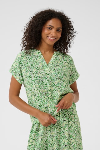 Kaffe - Blusa em verde: frente