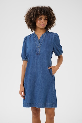 CULTURE Kleid 'Berteline Arpa' in Blau: Vorderseite