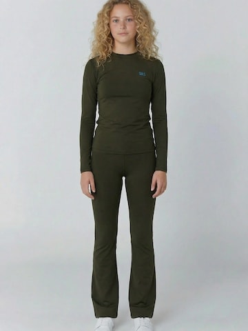 Wide Leg Pantalon de sport 'Jazzpants Regular' SPORTKIND en vert