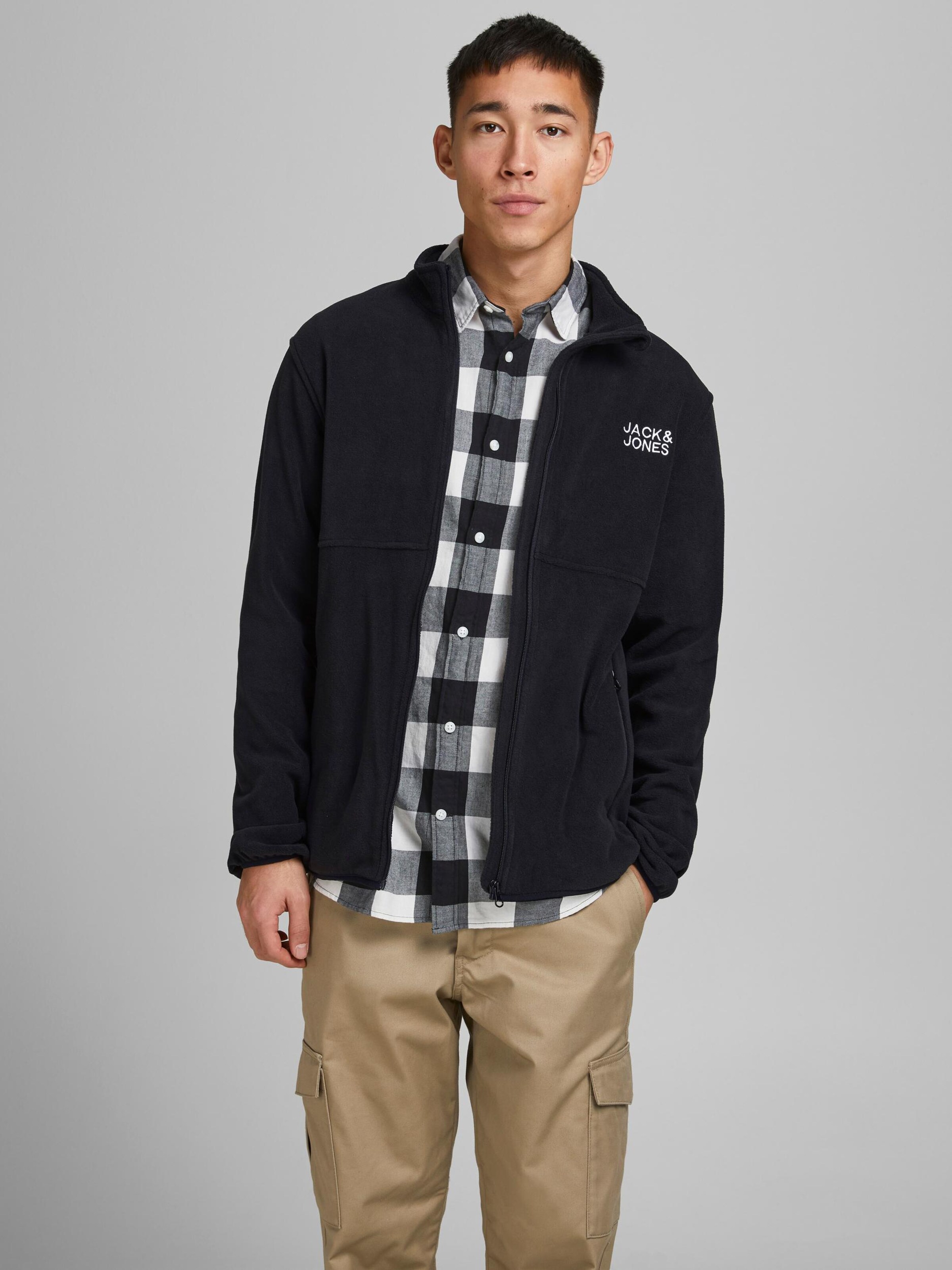 jack and jones fleece jacket