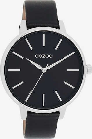 OOZOO Analog Watch in Black: front