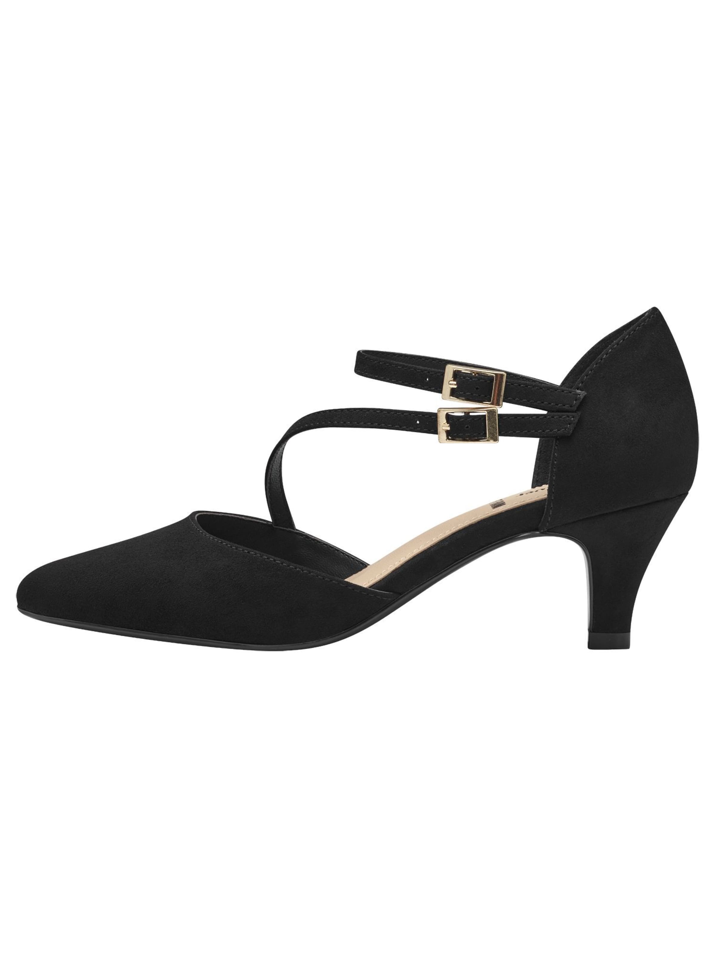 Décolleté sling di s.Oliver in nero