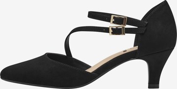 s.Oliver Γόβες slingback σε μαύρο