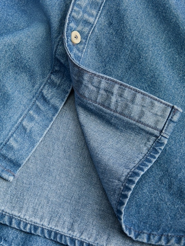Jack & Jones Plus Средняя посадка Рубашка 'JJESTANLEY' в Синий