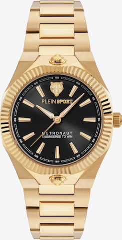 Montre à affichage analogique Plein Sport en or : devant