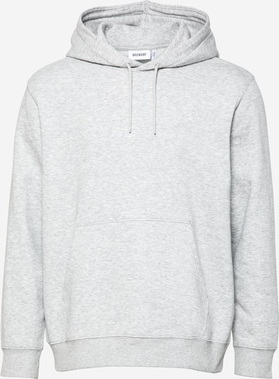 WEEKDAY Sweatshirt i lysegrå, Produktvisning