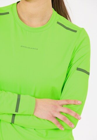 ENDURANCE Langarmshirt 'Ailey' in Grün