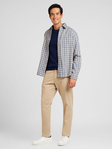 NN07 Regular fit Button Up Shirt 'Deon 5465' in Blue