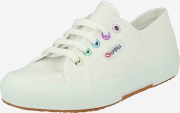 SUPERGA Platform trainers '2750 COTW COLEYELETS' in White: front